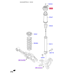 Опора стойки амортизатора 55330-3R011 Mobis