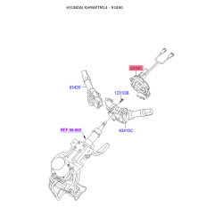 Витая пружина, подушка безопасности 93490-2K310 Mobis