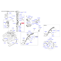 Датчик, запас топлива 94430-2B900 Mobis