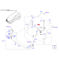 Бачок омывателя 98620-2B700 Mobis