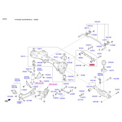 Сайлентблок заднего нижнего рычага 55118-2W500 Mobis
