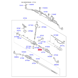 Тяга рульова 57724-2B000 Mobis
