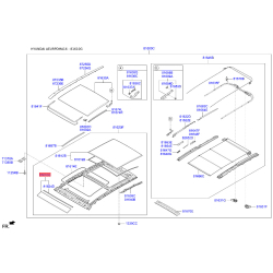 Люк і комплектуючі передній 81610-2W000 Mobis
