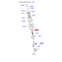 Пилозахисний комплект амортизатора 54626-26000 Mobis