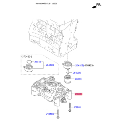 Маслонасос, блок баланірного механізму (балансирного вала) 23300-2GGC0 Mobis
