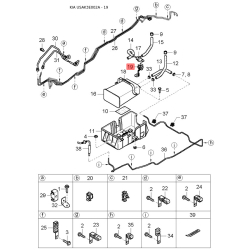 Шайба (ексцентрик) розвального болта передньої підвіски 54223-3E100 Mobis