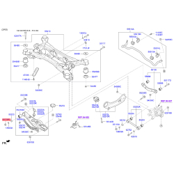 Гайка болта 55119-26011 Mobis