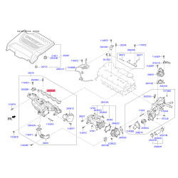 Прокладка, впускний/випускний колектор 28215-3CAA0 Mobis