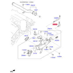 Патрубок дроссельной заслонки 25468-3CAC0 Mobis