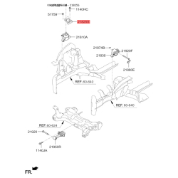 Подушка двигуна 21825-3X000 Mobis