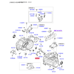 Кронштейн КПП 43123-23300 Mobis