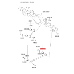 Сайлентблок заднього кулака (важеля, цапфи) задній 55290-3E002 Mobis
