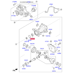 Підшипник заднього моста (диференціала) 53048-3B300 Mobis