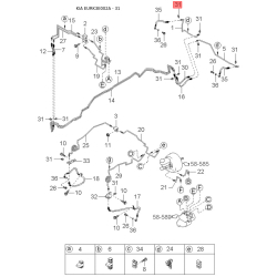 Натяжной ролик поликлинового ремня 57216-3A000 Mobis
