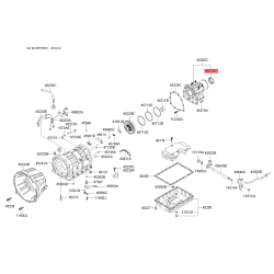 Манжета (сальник) раздаточной коробки 45262-4C050 Mobis