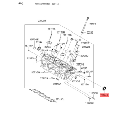 Манжета (сальник) розподілвала 22144-37101 Mobis