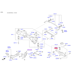 Стійка стабілізатора права 55540-2W000 Mobis