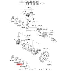 Вкладиші корінні 21020-27909 Mobis