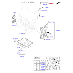 Щуп уровня масла 26611-2G040 Mobis