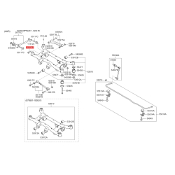 Болт кріплення заднього амортизатора 62617-2E100 Mobis