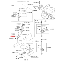 Подушка двигателя 21810-2S200 Mobis