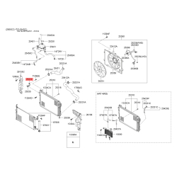 Кріплення радіатора верхнє 25334-2E000 Mobis