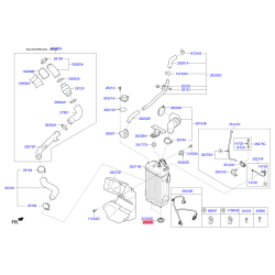 Кріплення радіатора нижнє 25336-2P000 Mobis