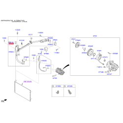 Розширювальний клапан, кондиціонер 97812-22301 Mobis