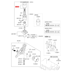 Кришка сітчастий масляний фільтр 26311-27001 Mobis