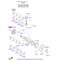 Болт шкива 23127-2B700 Mobis