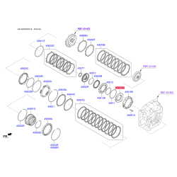 Камера гальма АКПП 45614-3B001 Mobis