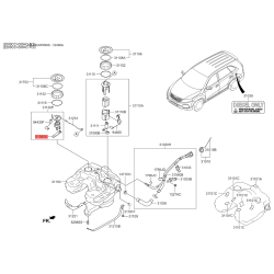 Прокладка, датчик уровня топлива 31090-2E900 Mobis