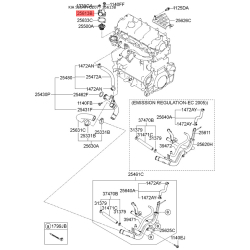 Термостат охолоджувальної рідини 25613-27000 Mobis