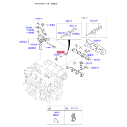 Кільце форсунки ущільнювальне 35313-2G700 Mobis