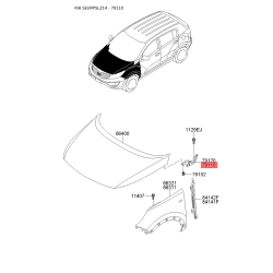 Петля капота левая 79110-3W000 Mobis