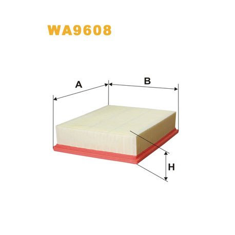 Фильтр воздушный WIX - WA9608 - изображение №1 WA9608