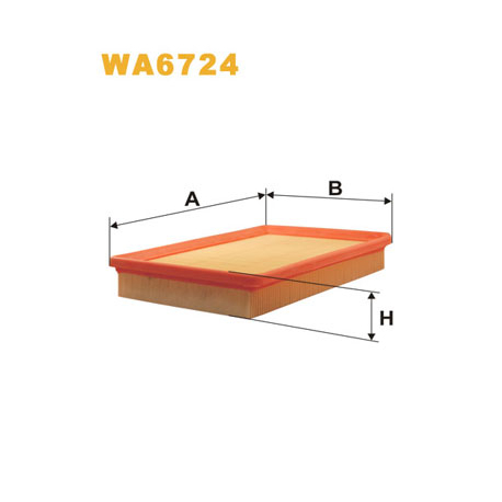 Фільтр повітряний WIX - WA6724 - зображення №1 WA6724