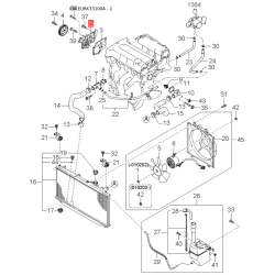 Помпа (насос водяний) 25100-2Y000 Mobis