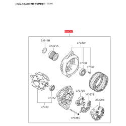 Генератор 37300-2B101 Mobis