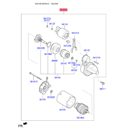 Стартер 36100-2B110 Mobis