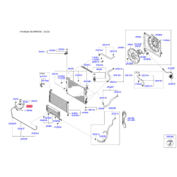 Бачок розширювальний 25431-3K000 Mobis