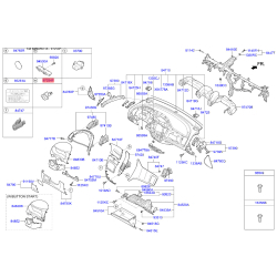Датчик температуры воздуха 97270-2Y000 Mobis