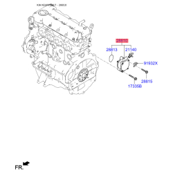 Вакуумний насос, гальмівна система 28810-2A600 Mobis