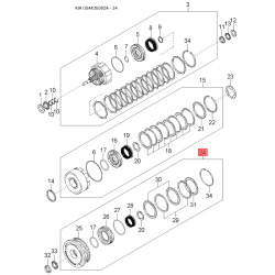 Рычаг подвески колеса левый нижний 54510-3E002 Mobis