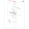 Комплект прокладок двигуна 20910-2GA02 Mobis - 209102GA02 - схема з каталогу 20910, KKMAPD919