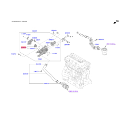 Термостат охолоджувальної рідини 25500-2GTA0 Mobis