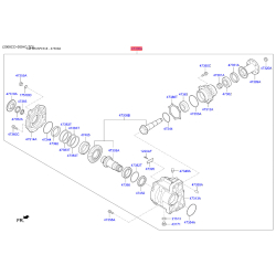 Коробка роздавальна 47300-3B800 Mobis