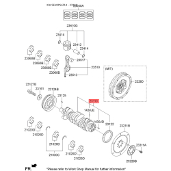 Коленчатый вал RC885-2EW00 Mobis