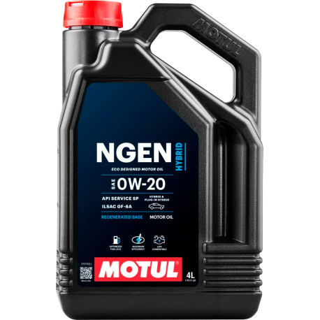 Масло Motul 0W-20 NGEN HYBRID синтетика 4л ML 333107 / 111902