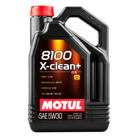 Масло Motul 5W-30 8100 X-clean + синтетика 5л ML 854751 / 106377